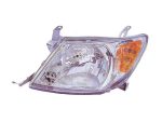   Toyota Hilux 2005.07.01-2015.12.01 Fényszóró H4 bal (belülről állítható) DEPO (0ST8)