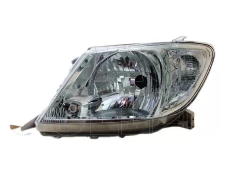 Toyota Hilux 2005.07.01-2015.12.01 fényszóró H4 fehér villogóval bal, 08.01- (motoros állítás, motor nélkül) DEPO (0V3H)