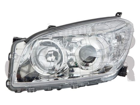 Toyota RAV-4 XA30 2005.11.01-2009.01.31 fényszóró HB3/H11 bal króm házas (motoros állítás, motor nélkül) DEPO (0NUW)