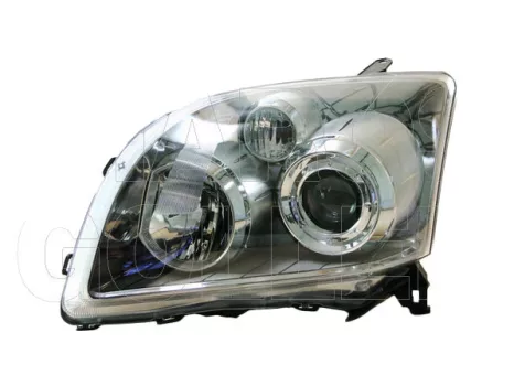 Toyota Avensis 2006.08.01-2008.11.10 Fényszóró H7/H1 bal (motoros állítás, motor nélkül) DEPO  (0Z9Z)