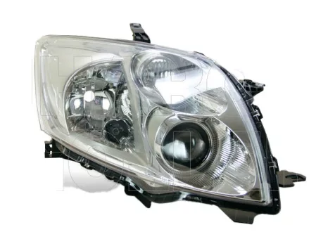 Toyota Auris 2007.03.01-2010.02.28 fényszóró H11/HB3 jobb króm házas, I-tip.(motorral) DEPO (0Z72)