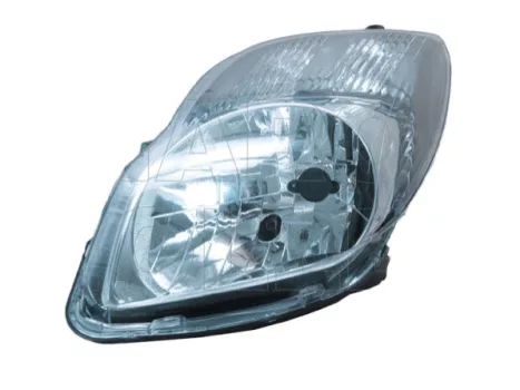 Toyota Yaris 2009.01.01-2011.10.15 Fényszóró H4 bal füst házas V-tip. (motoros állítás, motor nélkül) DEPO (0235)