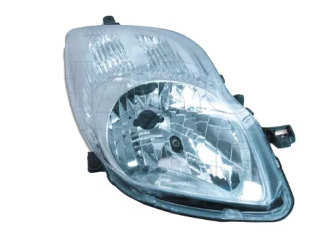 Toyota Yaris 2009.01.01-2011.10.15 Fényszóró H4 jobb króm házas V-tip.(motorral) DEPO (0238)