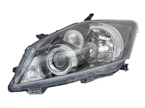 Toyota Auris 2010.03.01-2012.08.31 fényszóró H11/HB3 bal sötét házas Val.-tip(motoros állítás, motor nélkül)DEPO (0PS5)