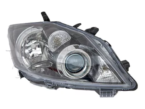 Toyota Auris 2010.03.01-2012.08.31 fényszóró H11/HB3 jobb sötét házas Val.-tip(motoros állítás, motor nélkül)DEPO (0PS7)