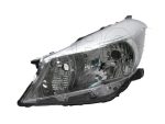   Toyota Yaris 2011.10.15-2014.06.30 fényszóró H4 bal króm házas (motoros állítás, motor nélkül) DEPO (0PU3)