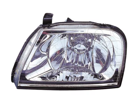 Mitsubishi L 200 (K60,70) 1996.01.01-2001.06.03 Fényszóró H4 bal el.áll. DEPO (0T3T)