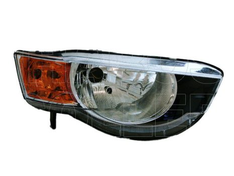 Mitsubishi Colt (Z30) 2008.10.01- fényszóró H4 jobb, 3/5 a., fekete házas (motorral) DEPO (0YR7)