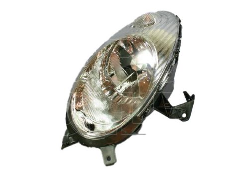 Nissan Micra (K12) 2003.01.01-2005.05.31 fényszóró H4 bal króm házas (belülr.áll.) DEPO (0LHC)