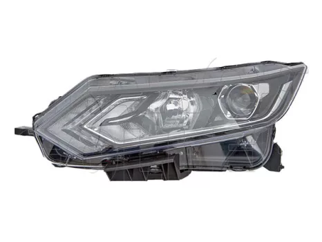 Nissan Qashqai J11 2017.03.01- Fényszóró H11/H9+LED bal (motoros állítás, motor nélkül) DEPO (1HEP)