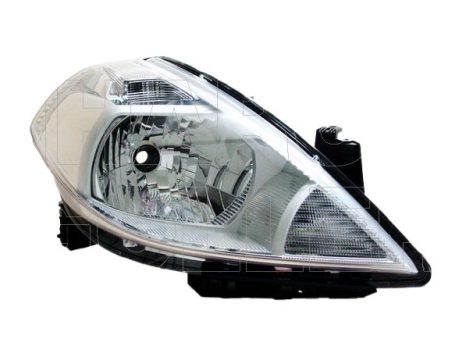 Nissan Tiida 2007.09.01- Fényszóró H4 jobb (motoros állítás, motor nélkül) DEPO  (0V2R)