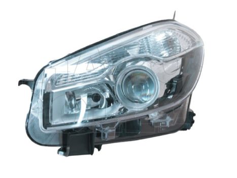 Nissan Qashqai J10 2010.05.01-2013.11.30 Fényszóró 2H7 bal, HELLA tip. (motoros állítás, motor nélkül) DEPO (05CR)