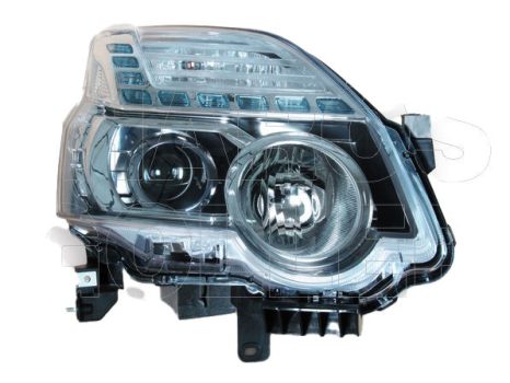 Nissan X-TRAIL (T31) 2011.01.01-2014.04.30 fényszóró H1/H11 jobb fekete házas (motorral) DEPO (03A3)