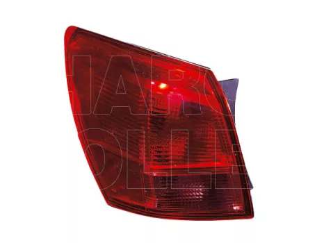 Nissan Qashqai J10 2007.03.01-2010.04.30 Hátsó lámpa üres bal külső (0XIZ)