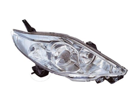 Mazda 5 2005.06.01-2008.01.31 fényszóró H7/HB3 jobb króm házas (motoros állítás, motor nélkül) DEPO (0S8A)