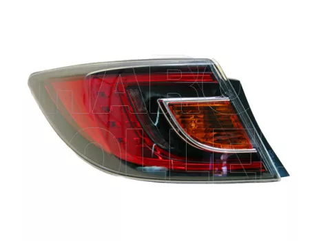 Mazda 6 2007.09.01-2010.02.28 Hátsó lámpa üres bal külső, piros, LED (4/5a) (0UIF)