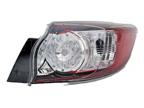 Mazda 3 2009.04.01-2011.10.31 Hátsó lámpa üres jobb külső, LED (5 ajtós) (0W75)