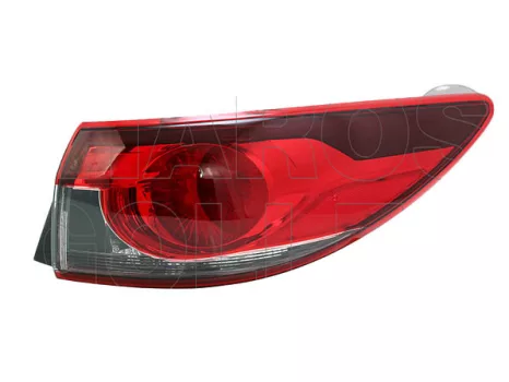 Mazda 6 2012.01.02- Hátsó lámpa üres jobb külső LED-es (Sedan) -15 (0802)
