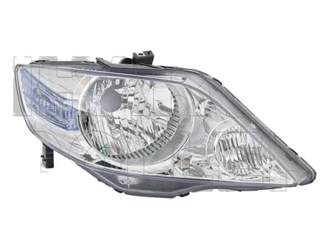 Honda City 1998.01.01-2008.08.31 Fényszóró H4 06-08 jobb (motoros állítás, motor nélkül) DEPO (1E1C)