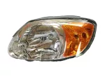   Hyundai Accent 2003.01.01-2005.1231 fényszóró H4 bal, sárga villogó (belülről állítható) DEPO  (0LB5)
