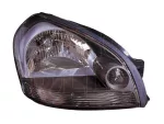   Hyundai Tucson 2004.04.01-2009.03.31 Fényszóró H4 jobb, fekete házas (motoros állítás, motor nélkül) DEPO (0S8E)