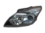   Hyundai I30 (FD) 2007.03-2011.10.31 fényszóró H1/H7 bal, fekete házas 09.04-től (motoros állítás, motor nélkül) DEPO (00T3)