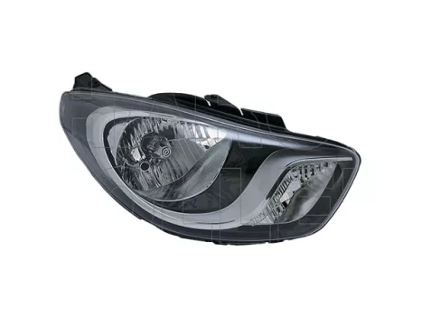Hyundai I10 2008.05.01-2013.10.31 Fényszóró H4 jobb fekete házas 10.11- (motorral) DEPO (15C8)