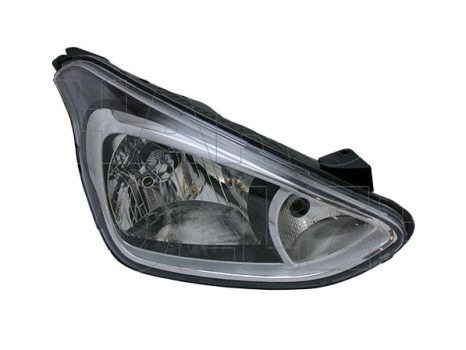 Hyundai I10 2013.11.01-2019.12.01 Fényszóró H4 jobb fekete házas (motorral) DEPO (13G2)