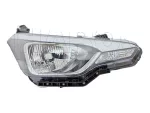  Hyundai I20 2014.12.01-2018.05.31 Fényszóró H4 jobb, fekete házas, 5a. (motoros állítás, motor nélkül) DEPO (1AB6)