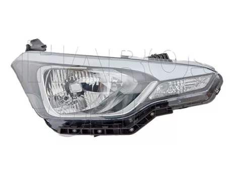 Hyundai I20 2014.12.01-2018.05.31 Fényszóró H4 jobb, fekete házas, 5a. (motoros állítás, motor nélkül) DEPO (1AB6) Hyundai I20 2014.12.01-2018.05.31 Fényszóró H4 jobb, fekete házas, 5a. (motoros állítás, motor nélkül) DEPO (1AB6)