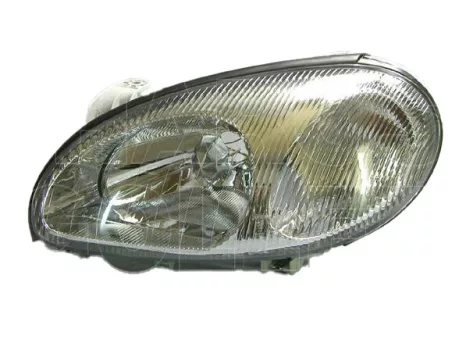 Daewoo Lanos T100 1997.05.01-2004.01.01 Fényszóró H4 bal króm házas (belülről állítható) DEPO (0K5K)