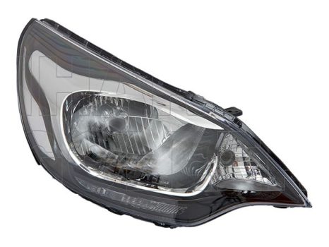 Kia Rio 3 (UB) 2011.09.01-16.12.31 Fényszóró H4 jobb (motoros állítás, motor nélkül) 4 ajtós DEPO (11DA)