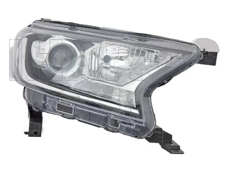 Ford Ranger 4 2016.02.01- fényszóró DE H11/HB3 jobb fek.h. (motoros állítás, motor nélkül) DEPO (1C6S)