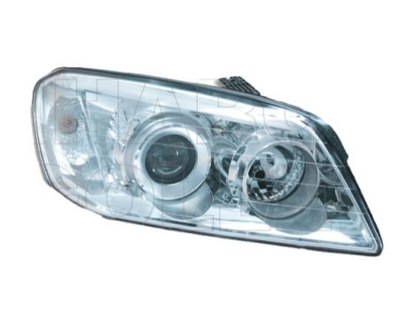 Chevrolet Captiva C100 2006.01.01-2010.12.31 Fényszóró H7/H1, jobb króm házas (motorral) DEPO (04BS)