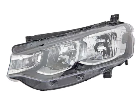 Citroen C-Elysée 2017.11.01- Fényszóró H1/H7 bal (motoros állítás, motor nélkül) DEPO * (1GGK)