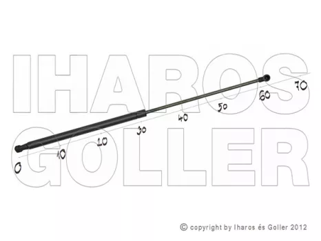 Chevrolet Cruze 2009.05.01-2012.12.31 Gázrugó csomagtérajtóhoz, 605/282mm 480N kombi (1KYP)