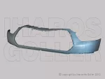   Ford Transit 2014.05.01-2019.05.19 Első lökhárító felsőész, alapozott (18S6)