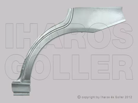 Honda Jazz 2002.01.01-2004.08.31 Hátsó sárvédő javítóív bal (1A0D)