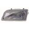 Volvo S40/V40 1996.02.01-2000.05.31 Bal oldali H4 fényszóró, belső állítású, DEPO (291J)