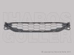   Honda HRV 2015.01- Rács a lökhárítóba közép -18 (1EFB)