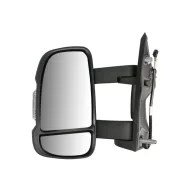   Citroen Jumper 2006.07.01-2013.12.31 Bal oldali középső karos, kézi állítású, domború, fehér villogós visszapillantó tükör hőmérővel (2AX6)