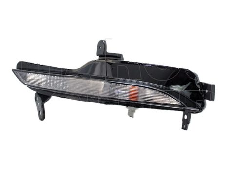 Renault Megane 2016.03.01-2020.10.08 Első villogó üres a lökhárítóba, bal fehér HELLA (1B48)