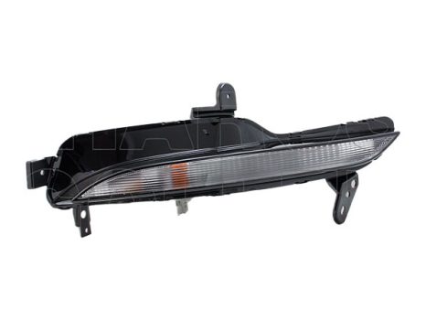 Renault Megane 2016.03.01-2020.10.08 Első villogó üres a lökhárítóba, jobb fehér HELLA (1B47)