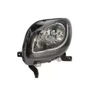   Smart ForFour 2014.07.16- Bal oldali H4 fényszóró, nappali fény és LED nélkül, VALEO (2CAS)