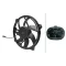 Citroen Berlingo B9 2008.04.01-2012.03.31 7 lapátos, 390 mm átmérőjű, 12V 250W hűtőventilátor keret nélkül (2JUV)