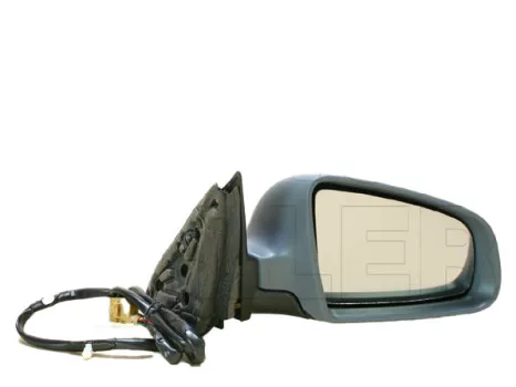 Audi A4 2001.01.01-2004.10.31 K.tükör jobb,elektromos  állítás,fűthető,fényezendő,elektromos behajthatóajtható (0MI8)