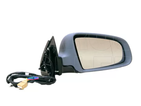 Audi A4 2001.01.01-2004.10.31 Visszapillantó tükör jobb,elektromos  állítás,fűthetőaszférikus,fényezendő,elektromos behajthatóajt.,memóriás. (0S9P)