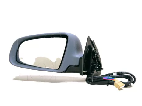Audi A4 2001.01.01-2004.10.31 Visszapillantó tükör bal,elektromos  állítás,fűthetőaszférikus,fényezendő,elektromos behajthatóajt.,memóriás. (0S9R)