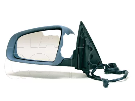 Audi A6 2004.05.01-2008.09.30 Visszapillantó tükör bal, elektromos  állítható, fűthető, aszférikus,fényezendő (0RP6)