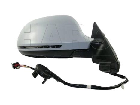Audi A3 8PA (5 ajtós) 2008.05.01-2013.01.31 Visszapillantó tükör jobb,aszférikus,elektromos á.,fűthető,fényezendő,villogós,behajtható.(-10) (0X5D)